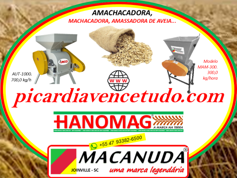 MACANUDA E SUAS MARCAS DE MÁQUINAS EM CRUZ ALTA (RS)